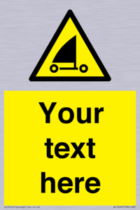 Custom Warning sand yachting